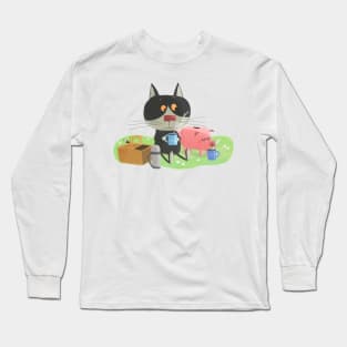 the piggy bank Long Sleeve T-Shirt